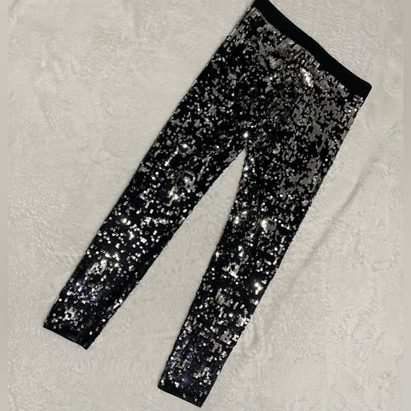 Express Sequence Leggings Size Medium - Picture 3 of 7